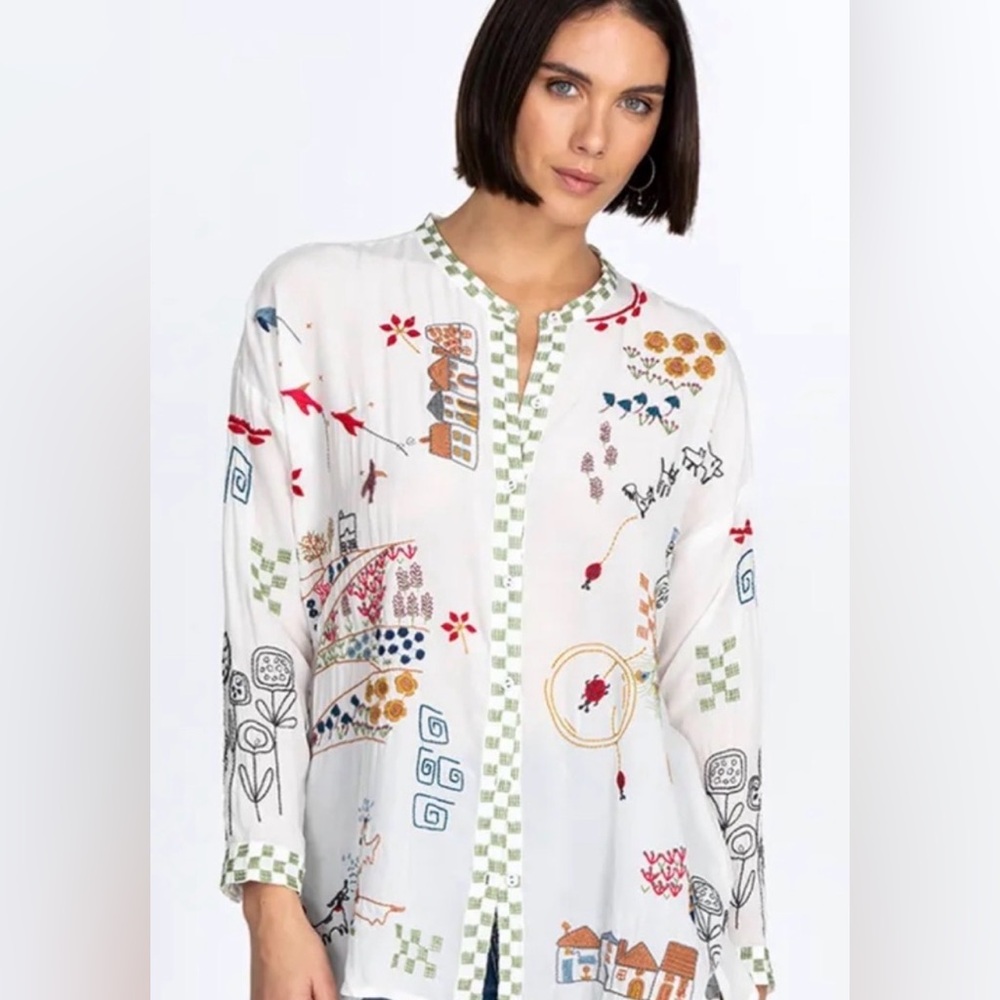 Johnny Was Biya CARTAGENA BLOUSE